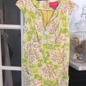 Lily Pulitzer Jubilee Yellow Floral Shift Dress